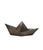 Modern Silver-Plated Paper Boat Sculpture by Aldo Cibic for Paola C., Italy, 1980s For Sale - Image 3 of 18