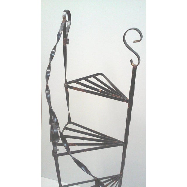 Wrought Iron Stair Step Plant Stand Chairish