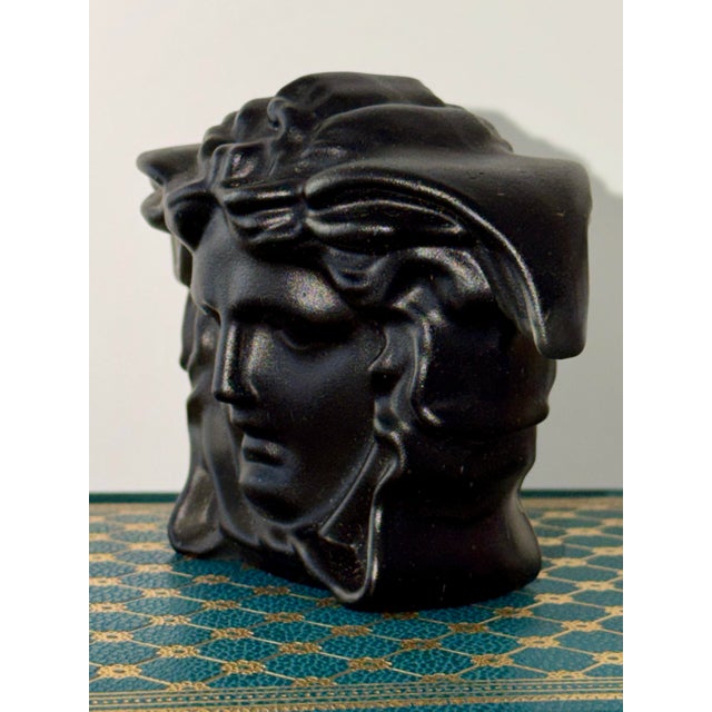 Medusa head paperweight designed by Versace, produced by Rosenthal. Two great luxury brands, Rosenthal porcelain company...