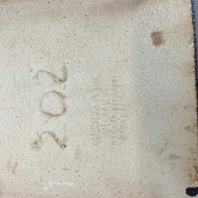 Modernist West German Ceramic Wall Plate attributed to Helmut Schäffenacker, 1960s For Sale - Image 17 of 18