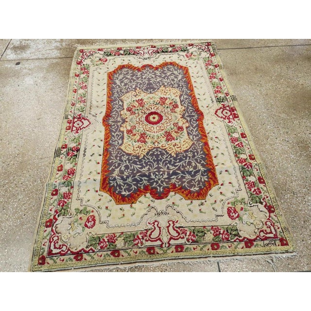 Galerie Shabab Collection Early 20th Century Turkish Souf Hereke Rug For Sale - Image 9 of 10