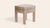 Contemporary Rose Linen Piero Ottoman by Ceraudo For Sale - Image 3 of 8