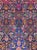 A vintage Persian hamadan rug from the mid-20th century. Hamadan town and the surrounding weaving area of about 120...