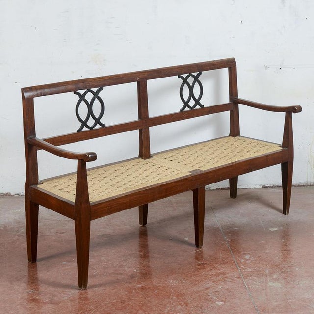 This refined 18th-century-style bench embodies the understated elegance of period furniture, perfect for those who wish to...