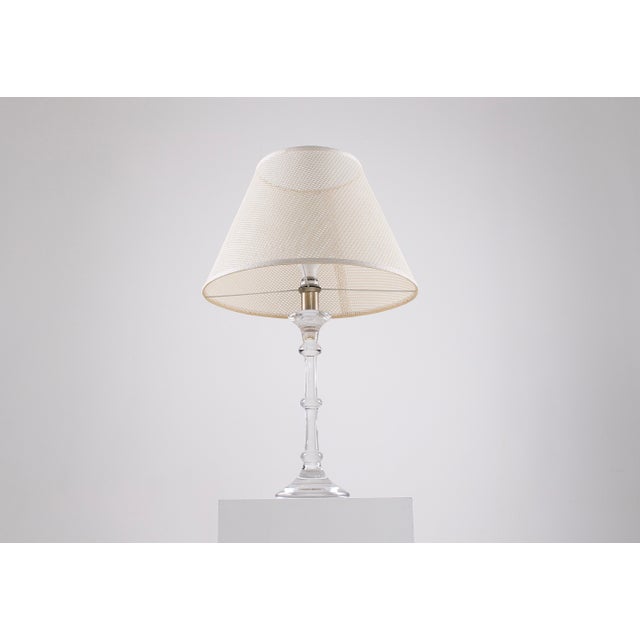 Tiffany Crystal Lamp by Ingo Maurer for Val Saint Lambert, 1960s For Sale - Image 4 of 13