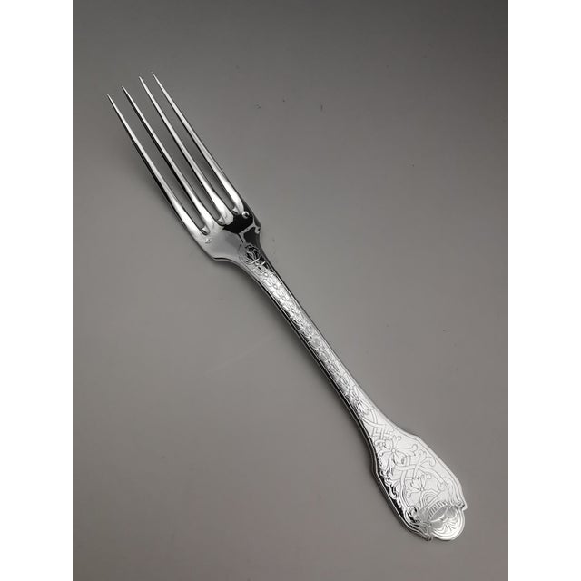 Silver Soubise Dinner Service in Minerva Silver from Puiforcat, 1920s, Set of 18 For Sale - Image 8 of 18