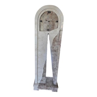Tessellated Grandfather Clock Attributed to Maitland Smith For Sale