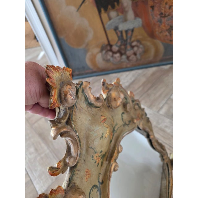 Late 18th Century Venetian Chinoiserie Mirror For Sale - Image 13 of 17