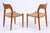 Vintage Teak Dining Chairs by Niels Otto Møller for JL Møllers, Set of 2 For Sale - Image 3 of 16