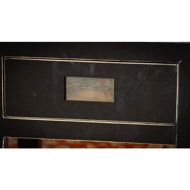 Early 21st Century Vintage Canton Bedside Tables in Black Ash from Lombok, 2010s, Set of 2 For Sale - Image 5 of 18