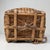 Wood Japanese Handwoven Bamboo Carrying Basket, 1960s For Sale - Image 7 of 9