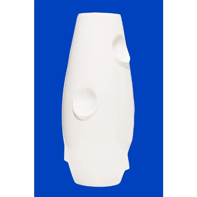 Eye Black Gold Ceramic Vase by Malwina Konopacka For Sale - Image 4 of 6