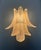 Vintage Murano Felci Wall Sconces with Gold Glass Petals, 1990s, Set of 2 For Sale - Image 12 of 16