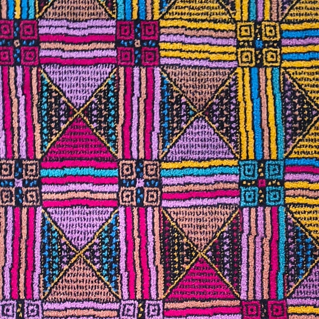 Textile Italian Geometric Woolen Rug by Missoni for T&J Vestor, 1980s For Sale - Image 7 of 13