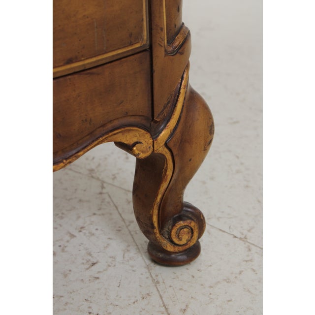 Vintage French Provincial Mahogany Marble Top Dresser For Sale - Image 16 of 18