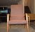 In this listing: RARE! Mid Century Upholstered Highback Arm Chair by Thonet 41"h overall x 17.5"h to seat x 24"w at arms x...