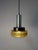 Hanging Lamp in Brown Glass and Metal For Sale - Image 11 of 11