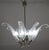 1980s Extraordinary Large Transparent Murano Glass Leaves Chandelier by Franco Luce For Sale - Image 6 of 18