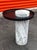2000 - 2009 Modern Deco Style, Metal and Marble Accent Table For Sale - Image 5 of 5