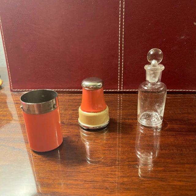 French Antique Early 20th Century French Traveling Scent Bottle For Sale - Image 3 of 5