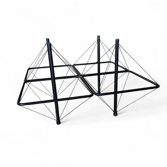 Wire Coffee Table, 1980s For Sale - Image 4 of 14