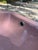 Metal Vintage Kohler K-2930 Hexsign Hexagon Sink in Wild Rose Pink With Original Faucets For Sale - Image 7 of 14