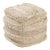 Yorba Beige Cotton Pouf For Sale