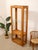 Mid-Century Modern Oak Vintage Bookshelf With Glass For Sale - Image 3 of 12