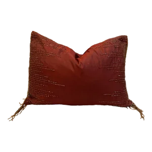 Modern Glam Beaded Fringe Boudoir Decorative Pillow Cover