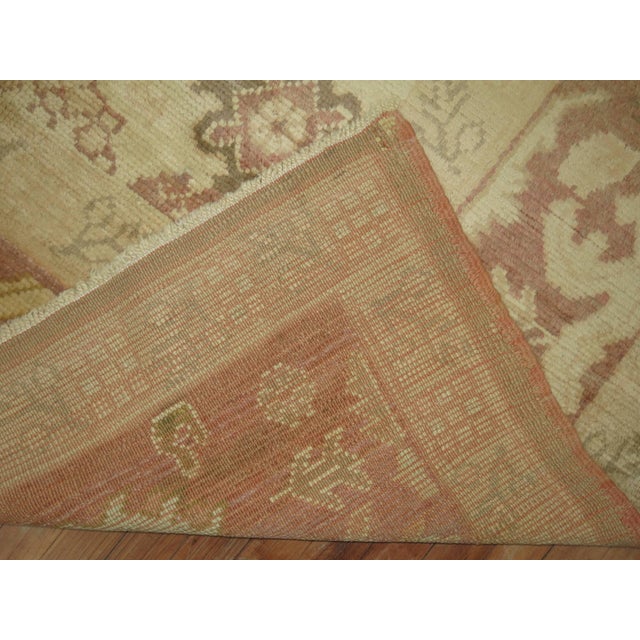 Turkish Oushak Square Rug For Sale In New York - Image 6 of 6