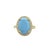 Ring with Turquoise, Sterling Silver and Zircons, 19th Century For Sale - Image 3 of 14