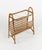 Mid-Century Bamboo, Rattan and Glass Side Table with Magazine Rack, Italy, 1960s For Sale - Image 12 of 18