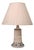 1960s Mid-Century Modern Arne Finne, Table Lamp, Cream Glazed Stoneware For Sale