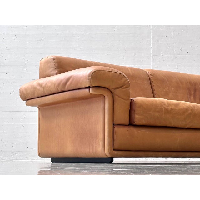 DS-44 Two-Seater Leather Sofa from de Sede, Switzerland, 1970s For Sale - Image 11 of 16