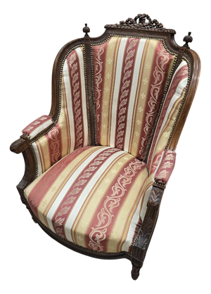 Louis XVI Style Bergère Armchair, 1950