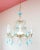 Italian Roof Spider Opalina Blue Chandelier, 1920s For Sale - Image 3 of 8