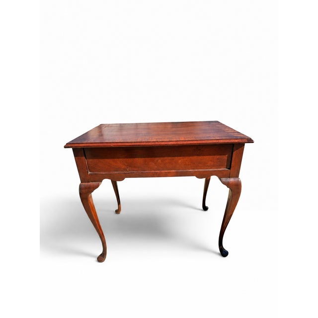 Vintage Councill Craftsmen Queen Anne Mahogany Banded Side Tables – Pair For Sale - Image 9 of 17