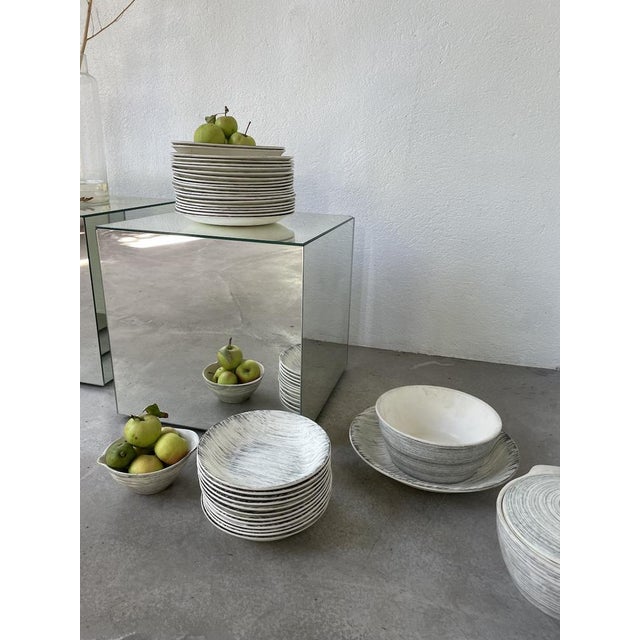 Plates and Dishes Bazas De Salins, 1960, Set of 34 For Sale - Image 13 of 18