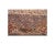 Handwoven Antique Persian Mahal rug featuring an intricate geometric motif on an ivory-colored field with navy corners and...
