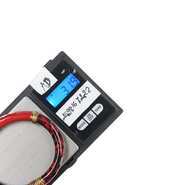 Vintage Italian Sterling enamel magnetic clamper bangle. 7", measurements and weight in pics, no issues. anderas