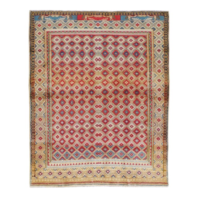 Galerie Shabab Collection Mid-20th Century Persian Kashan Rug For Sale