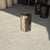 Side Table in Black Petrified Wood with Beige Stripes and Sides For Sale - Image 12 of 18