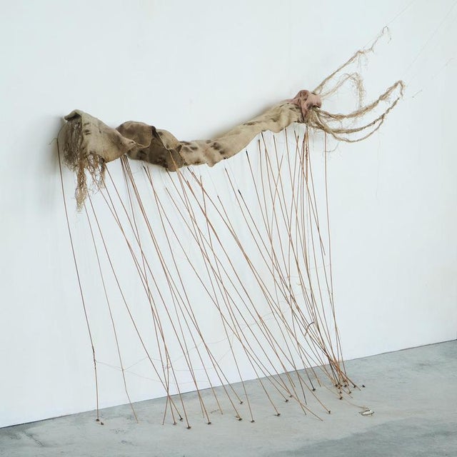 Modern Lex Hogenhout, Spatial Weave / Shelter X, 1970s, Mixed Media Sculpture For Sale - Image 3 of 18