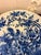 Large Antique Japanese Arita Imari Blue and White Porcelain Chargers, 1900, Set of 2 For Sale - Image 12 of 18