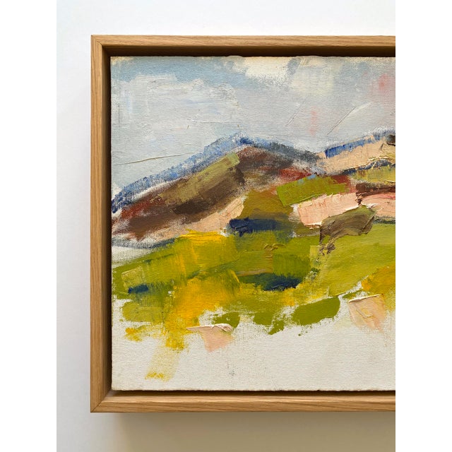 This Jim Lyons Contemporary Provincetown " Dunes Landscape " original one of a kind Abstract Expressionist custom framed...