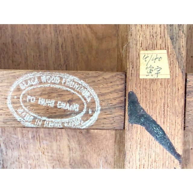 Wood Antique Chinese 1920’s Canton Rosewood Side Dragon Feet Side Tables For Sale - Image 7 of 9