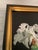 Paint Danielle Bussone Original Still Life Oil Painting "White Petunias" - Framed 2004 For Sale - Image 7 of 9