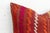 Vivid Petals, Antique Phulkari Pillow Cover For Sale - Image 4 of 6