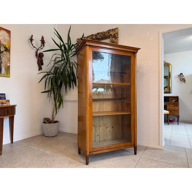Biedermeier Display Cabinet in Wood For Sale - Image 6 of 13