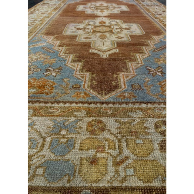 Early 21st Century Turkish Vintage Anatolian Rug 3'6" x 6'6" #17945 For Sale - Image 5 of 8